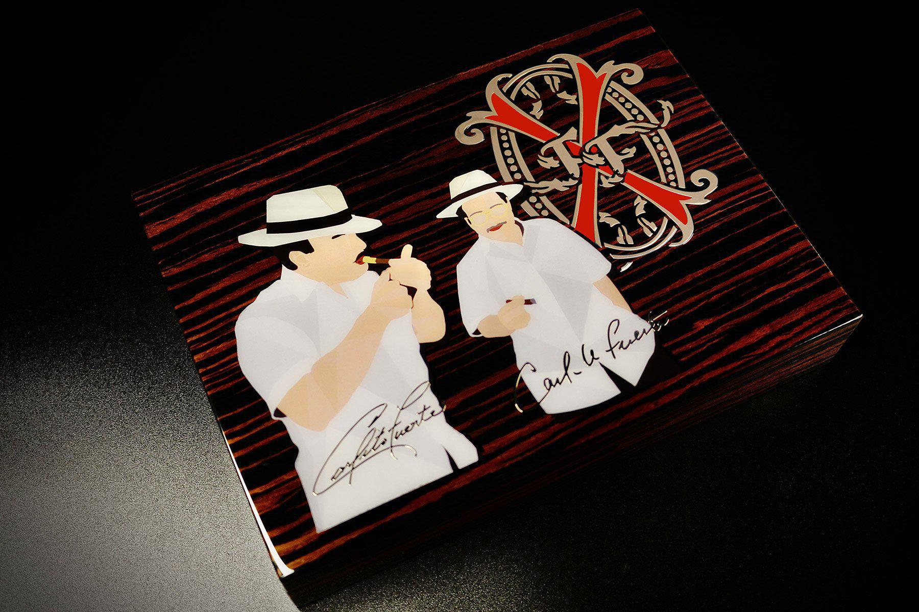 FFOX Opus 6 Macassar Travel Humidor Set